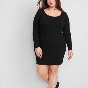 OLD NAVY Mini Dress Knit Bodycon Fitted
Scoop-Neck Ribbed